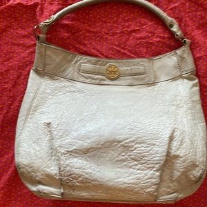 White leather Tory Burch shoulder bag